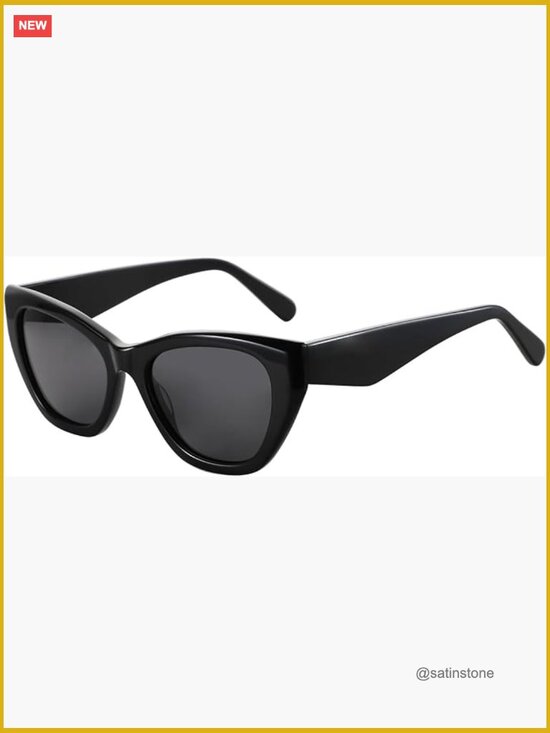 Cat Eye Polarized Sunglasses Women Trendy Retro Square Shades UV400 main image 7